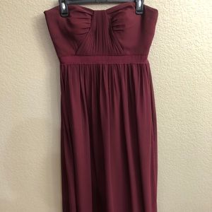 Maxi strapless dress